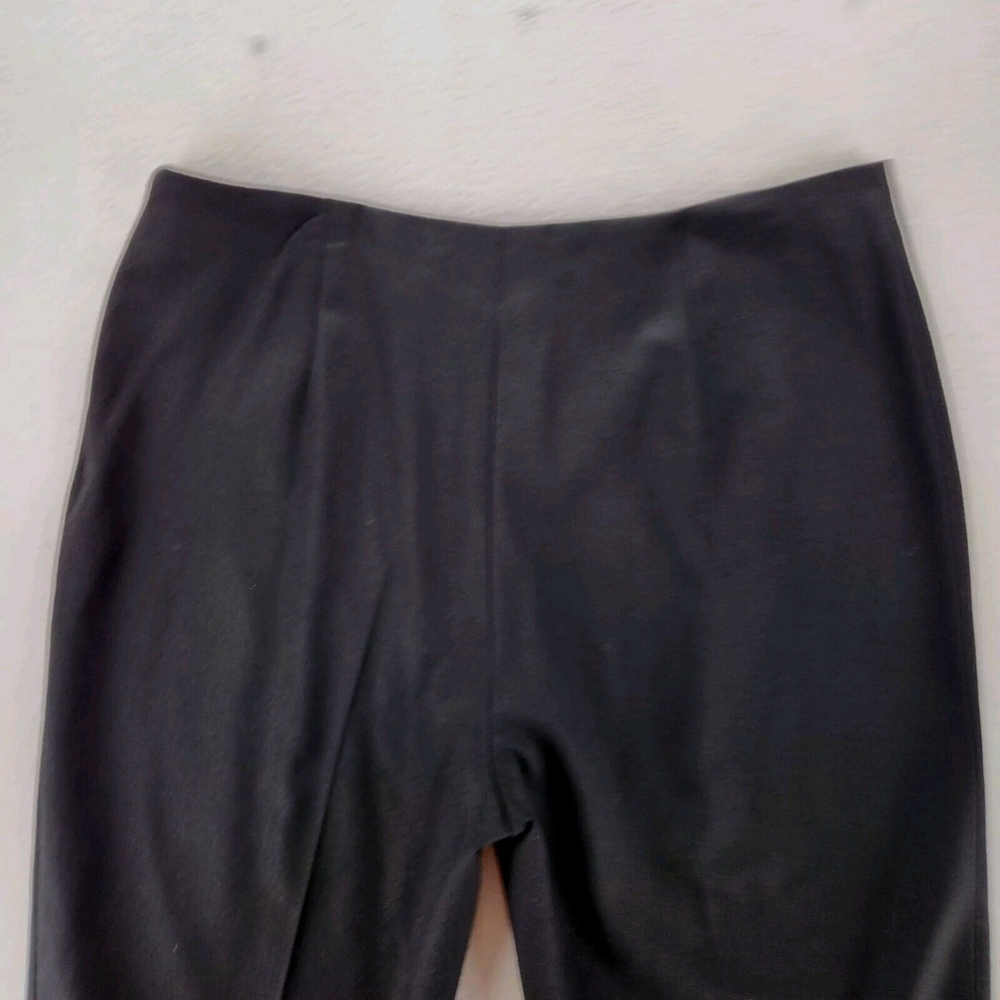 Maria Luisa Biella Collezioni Women Luxury Pants 46 Wool Black Italy US 10 - Picture 11 of 12